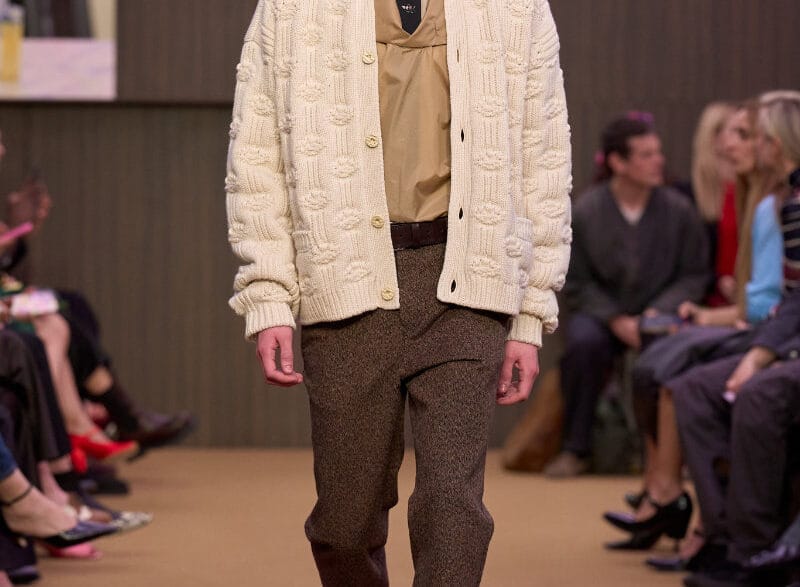Runway look from Marni’s Fall/Winter 2026 collection debuting under creative director Meryll Rogge