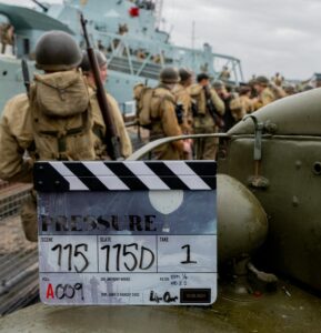 Brendan Fraser as General Dwight D. Eisenhower in the World War II drama Pressure.