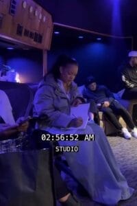 Rihanna Posts Photo Proof She Is Officially Recording New Music