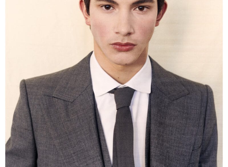 Model Samuel Reyes photographed by Aitana del Sol in a natural, sunlit portrait series