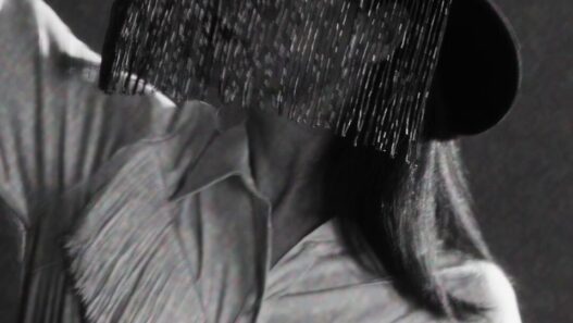 Jessie Ware in a still from the minimalist black‑and‑white visualizer for her single “Ride.”