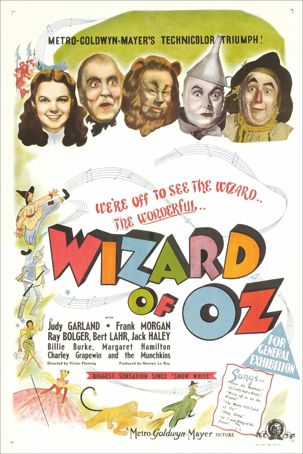 The Wizard of Oz 1939 film poster featuring Dorothy and her companions