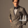 Adam Sattrup posing for dunhill Spring/Summer 2026 campaign