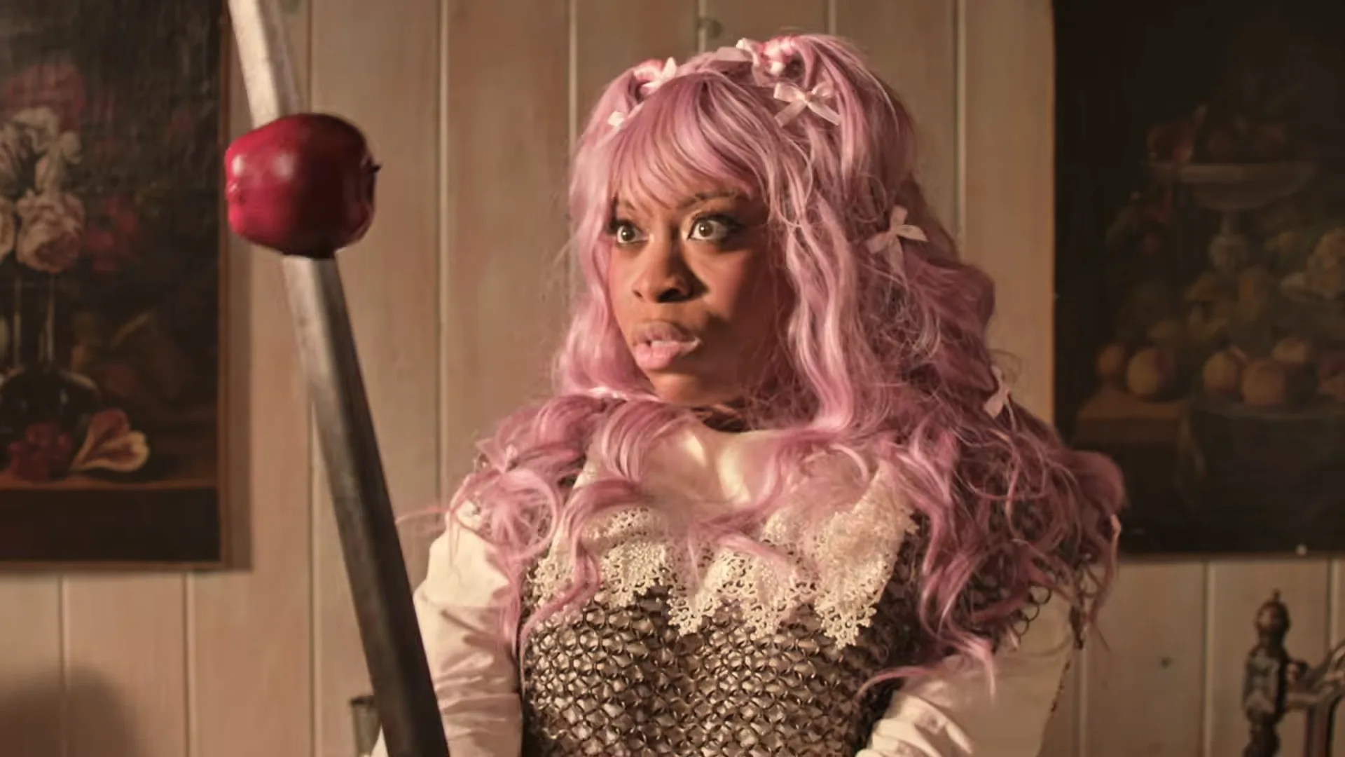 Hemlocke Springs in the music video for “be the girl!” from her debut album.