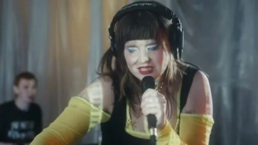 PVA performing their single “Send” in a live session