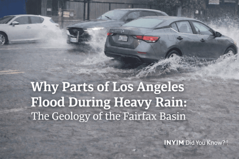 Why Parts of Los Angeles Flood During Heavy Rain: The Geology of the Fairfax Basin