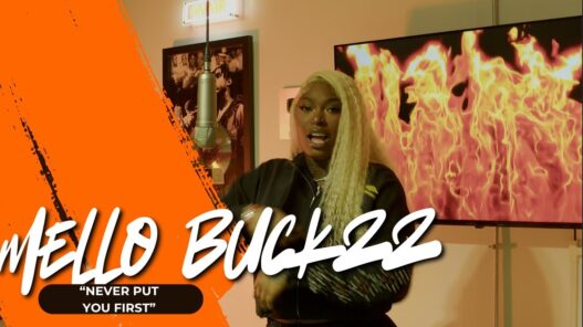 Mello Buckzz performing her single “Never Put You First” during a FireHouse Freestyle session