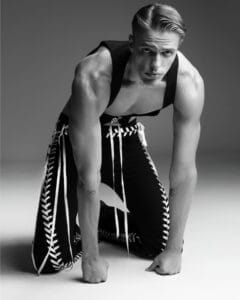 Ukrainian-American Model Tara Romanov For Numéro Homme Switzerland