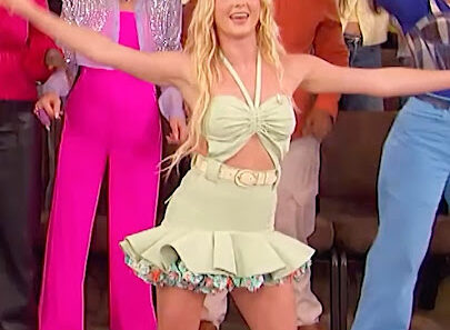 Zara Larsson appearing on The Jennifer Hudson Show discussing her blossoming era and viral “Lush Life” dance