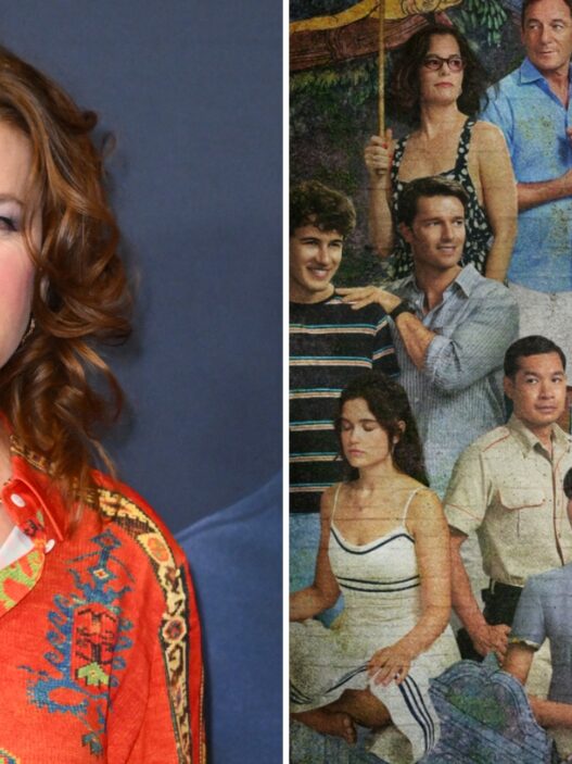 Sandra Bernhard portrait smiling