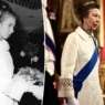 Princess Anne wearing her cream coat dress from 1969 at the Nigerian State Banquet.