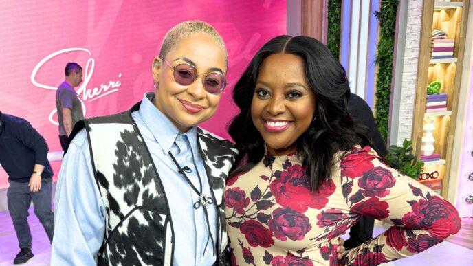 Raven‑Symoné discussing “The View” and fame on daytime TV.