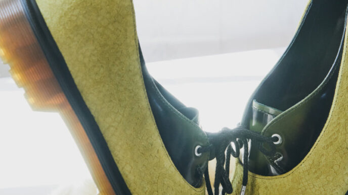 Dr. Martens x Kiko Kostadinov “Made in England” collaboration shoe