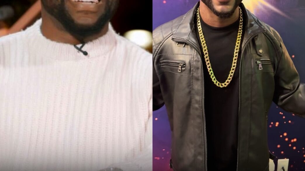 Kevin Hart reacting to a wax figure that looks nothing like him.