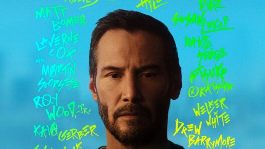 Keanu Reeves as Reef Hawk in Apple TV’s dark comedy Outcome.