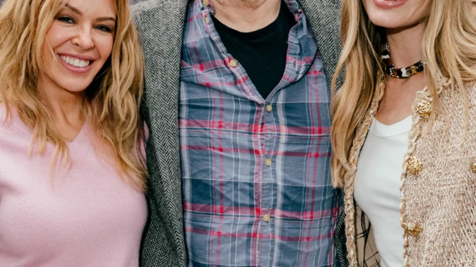 Margot Robbie re‑creating Kylie Minogue’s “Come Into My World” video for Chanel