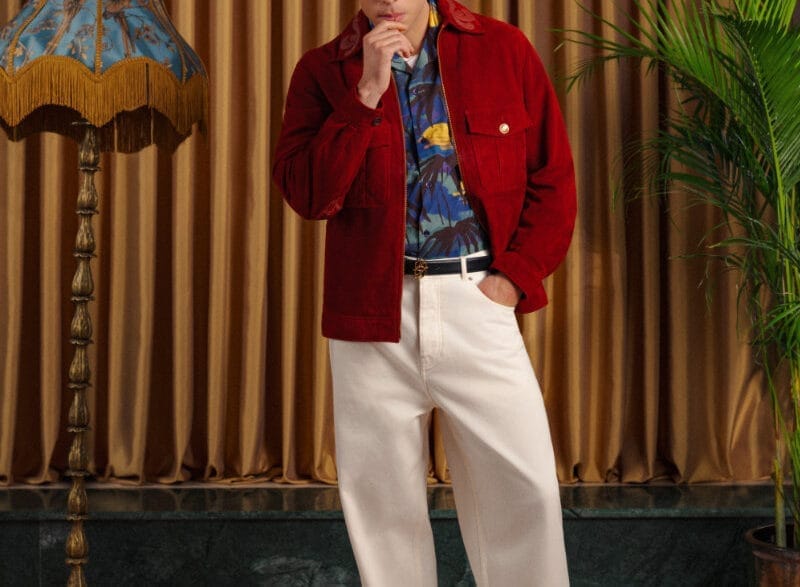 Look from Drôle de Monsieur’s “Il Leone” Spring/Summer 2026 video campaign.