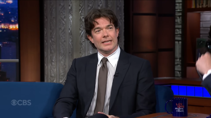 John Mulaney on The Late Show with Stephen Colbert.