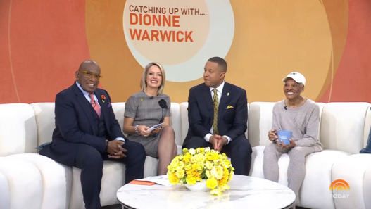 Dionne Warwick speaking on the TODAY show about her new album