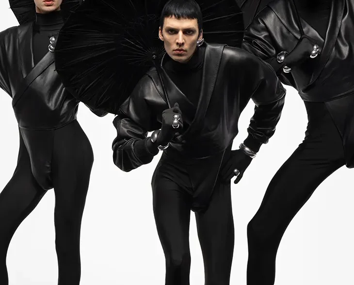 Leon Dame in Jean Paul Gaultier JUNIOR S/S 2026 campaign