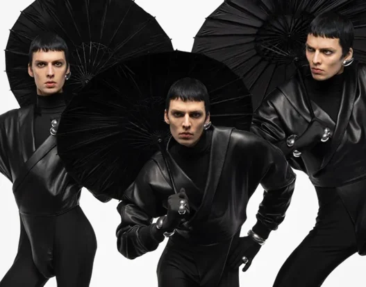 Leon Dame in Jean Paul Gaultier JUNIOR S/S 2026 campaign