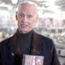 John Waters browsing records at Amoeba Music for “What’s In My Bag?”
