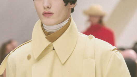 Look from the CELINE runway collection presented by Michael Rider at Paris Fashion Week.
