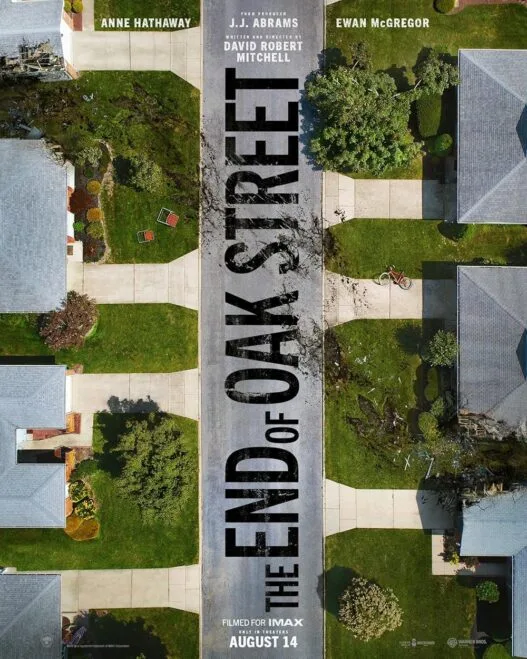 Anne Hathaway and Ewan McGregor in The End of Oak Street official theatrical poster .