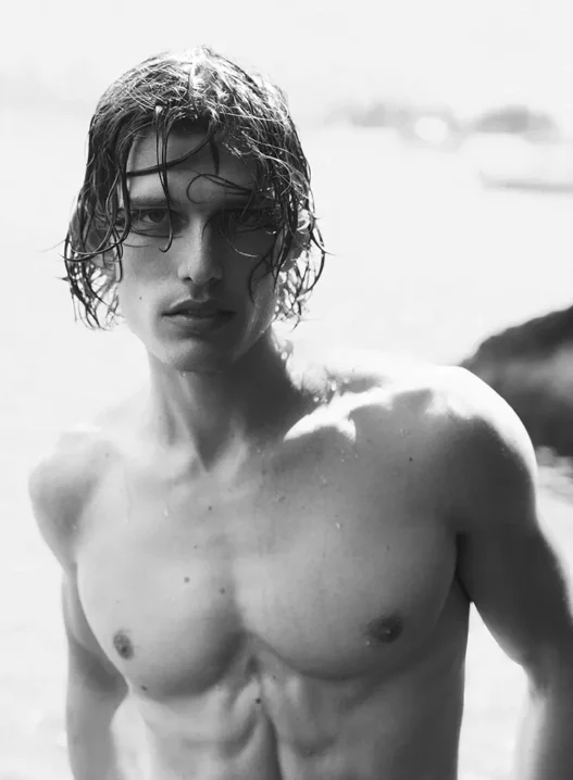 Model Massimo Wright photographed by Pat Supsiri for MMSCENE Magazine.