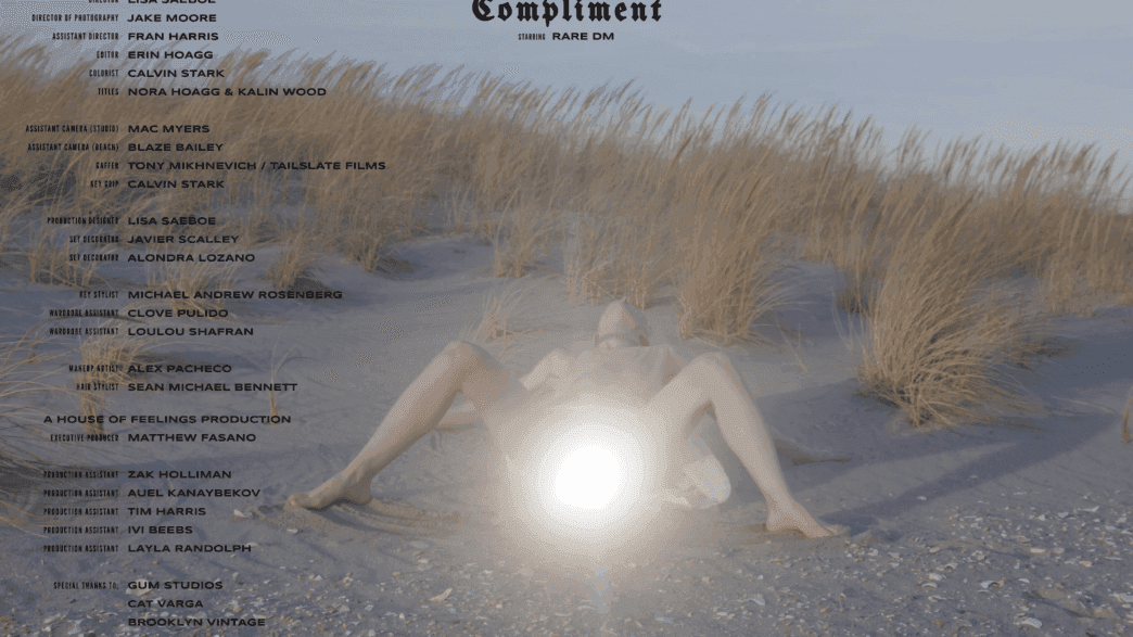 Rare DM in the “Compliment” music video.
