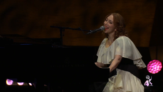 Regina Spektor performing “Won’t You Be My Neighbor?” at the 4th Annual Children’s & Family Emmy Awards.