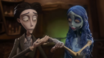 Victor and Emily playing the piano together in Tim Burton’s Corpse Bride.