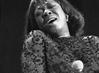 Sarah Vaughan performing live at the Copenhagen Jazz Festival in 1969