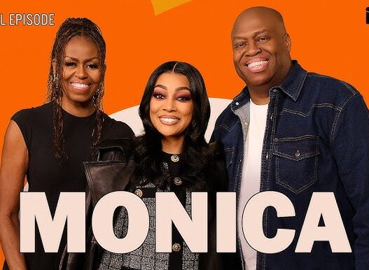 Monica speaking about her career and friendship with Brandy on the IMO podcast.