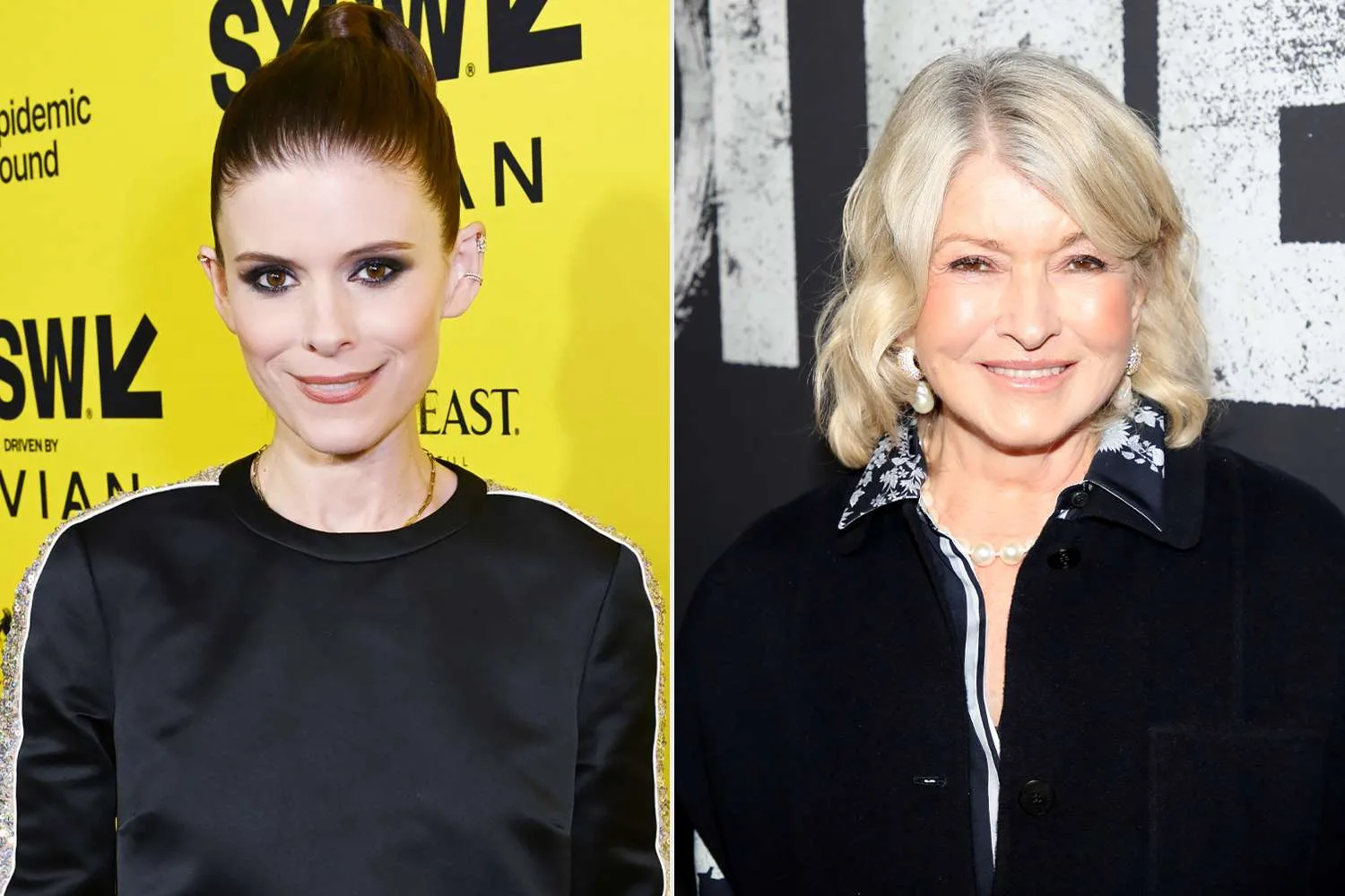 Kate Mara discussing Martha Stewart crashing her birthday on Late Night with Seth Meyers.
