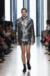 Luis Carvalho presenting his Fall/Winter Afterimage 2026 collection at MODALISBOA.