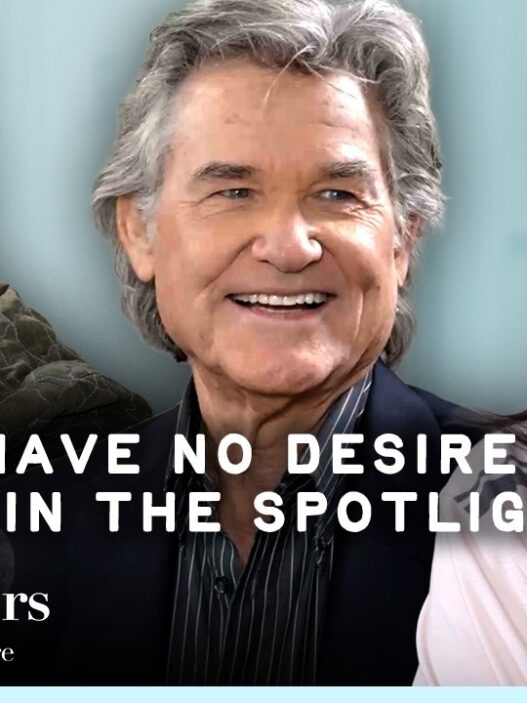 Kurt Russell and Wyatt Russell discussing Monarch Legacy of Monsters on the Table Manners podcast.