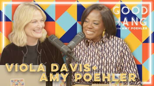 Viola Davis speaking during her interview on Good Hang With Amy Poehler.