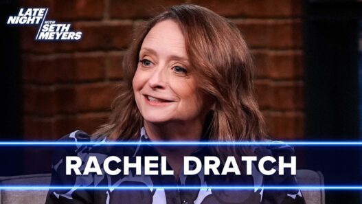 Rachel Dratch appearing on Late Night with Seth Meyers.
