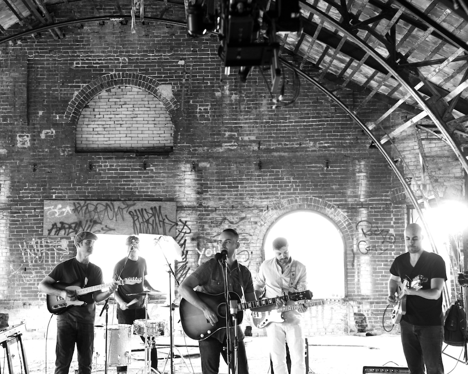 Summer Fiction performing “Lauren Lorraine” inside Philly’s historic Divine Lorraine Hotel