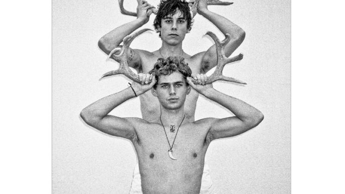 Portrait photograph by Slava Mogutin featured in his 25‑year exhibit.