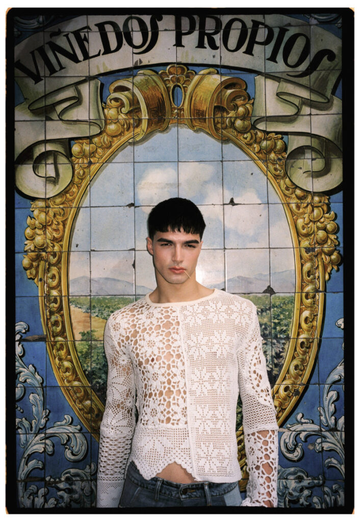 Iñaki, Vidal, and Samuel posing together in Evan Woods’ editorial.