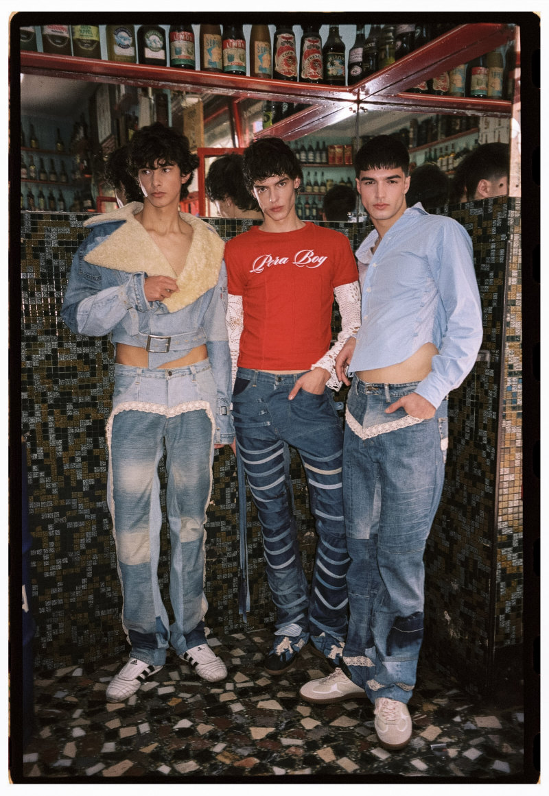 Models Iñaki, Vidal, and Samuel photographed by Evan Woods.