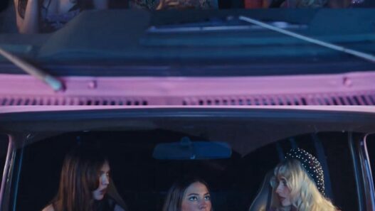 Sabrina Carpenter in a teaser shot for her “House Tour” music video.