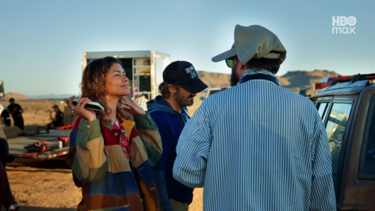 Behind‑the‑scenes still from Euphoria Season 3 “Evolution” featurette.