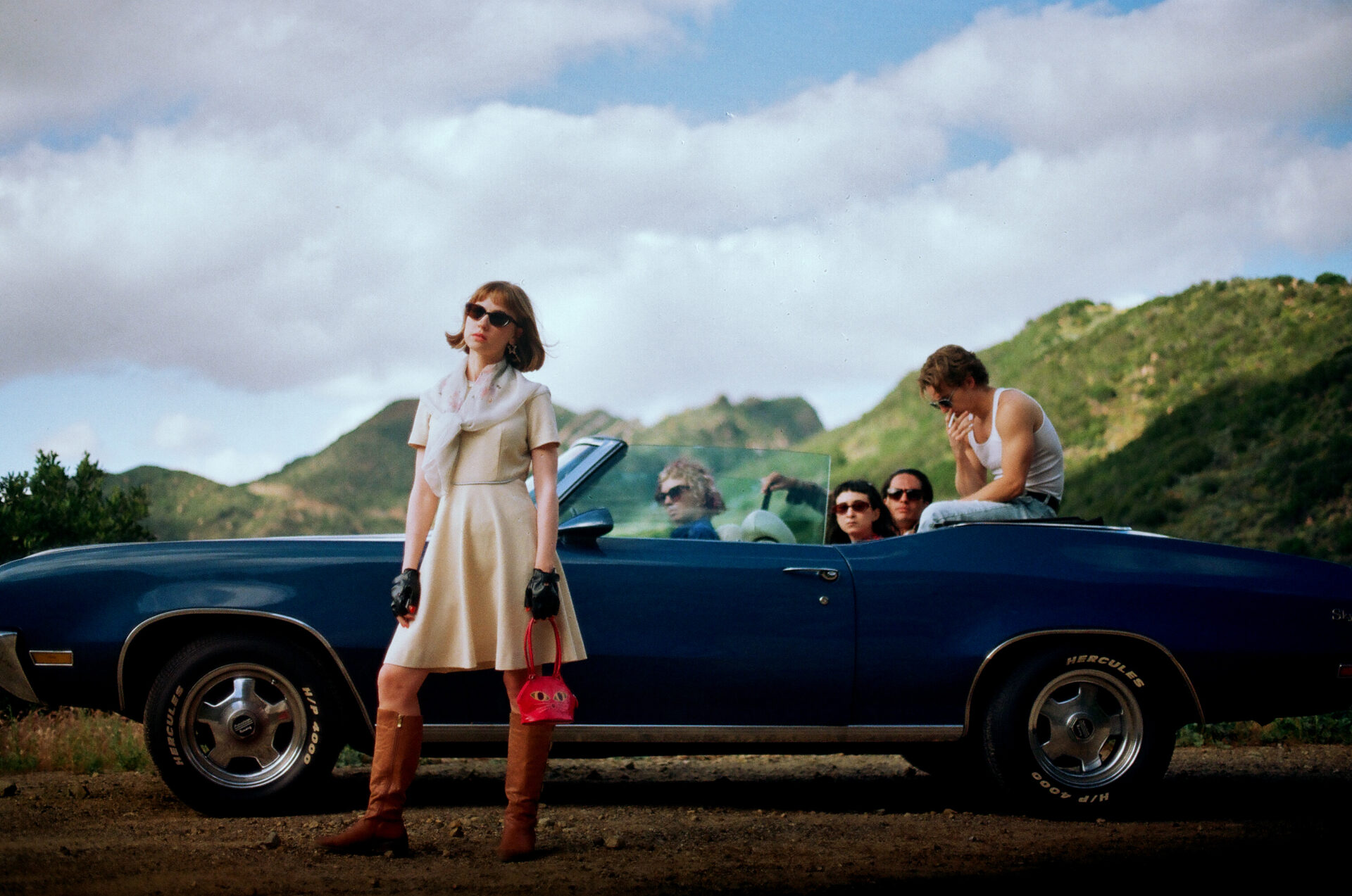 Frankie June in the “Hollywood (2016)” official music video.