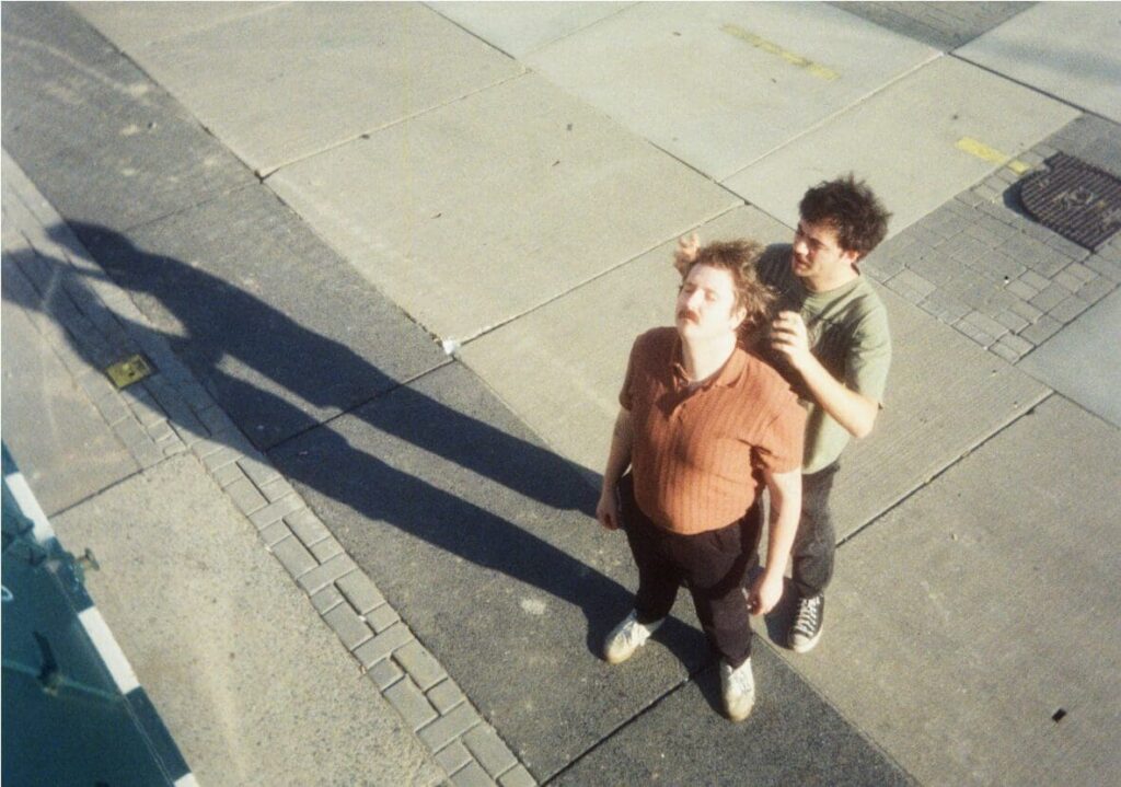 Bristol duo Getdown Services in a high‑energy scene from “The Radiator."