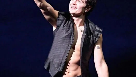 Noah Jupe as Romeo in the West End production of Romeo & Juliet.