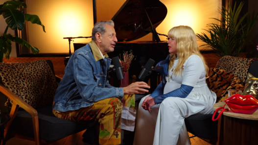 Jeff Goldblum joins a very pregnant Paloma Faith on her podcast Mad Sad Bad.
