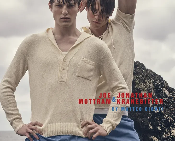Matteo Cionti’s photograph of Jonathan Kranebitter and Joe Mottram for MMSCENE.